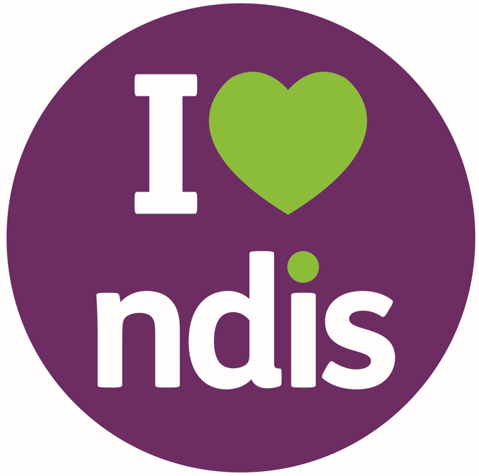 I heart NDIS logo